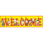 PEANUTS WELCOME BANNER