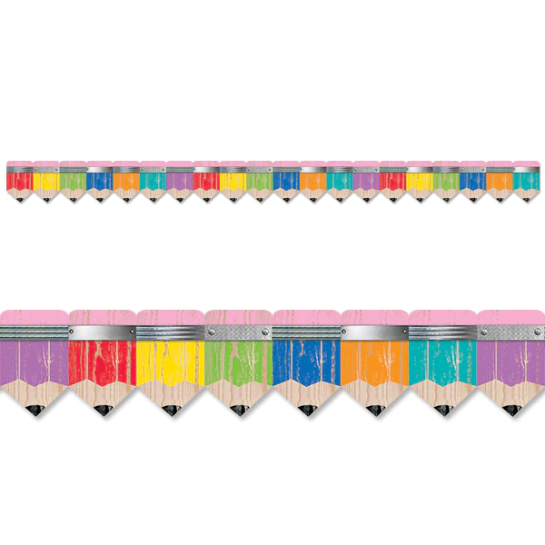 Rustic Pencils EZ Border