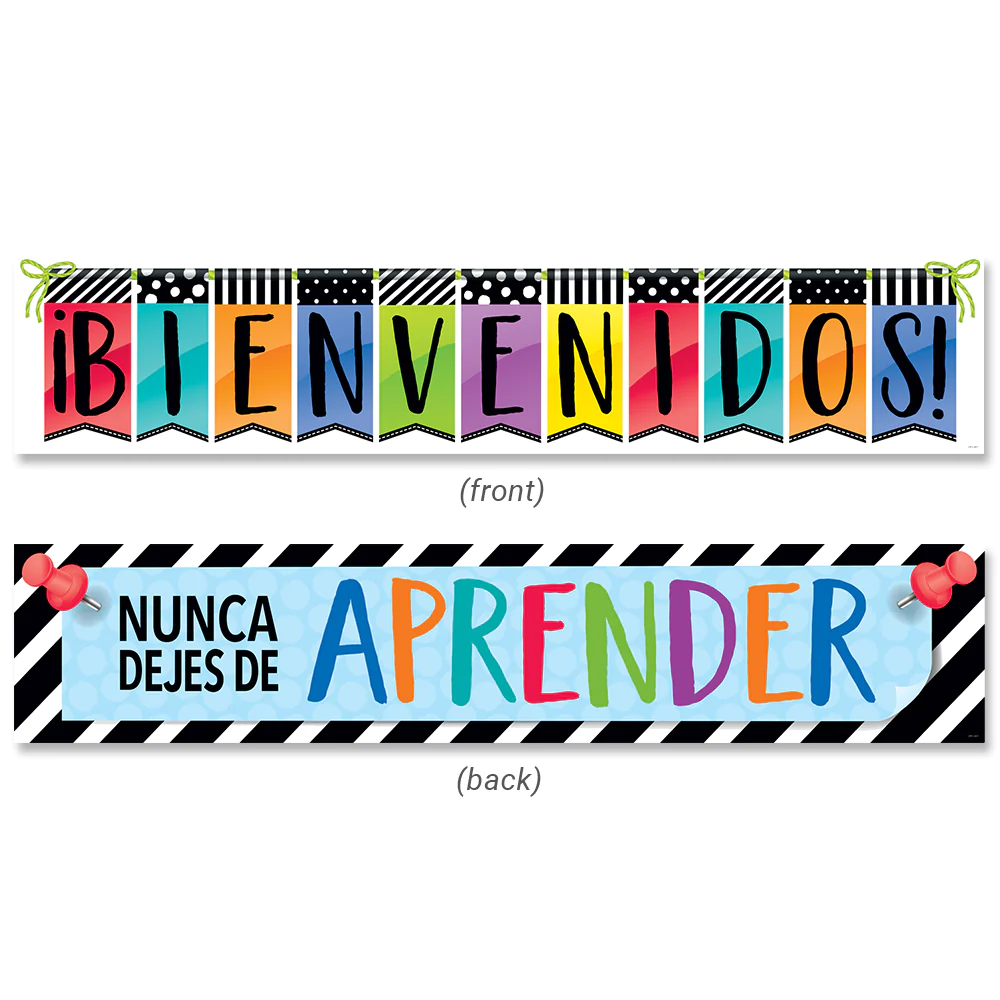 BIENVENIDOS BANNER 2 SIDED
