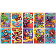MARVEL MINI MOTIVATIONAL POSTER SET