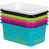 Assorted Confetti Small Plastic Storage