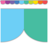 Colorful Scalloped Border Trim