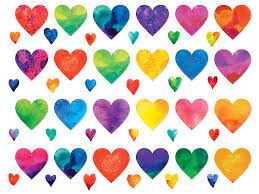 WATERCOLOR HEARTS ACCENTS