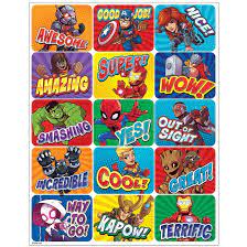 MARVEL SUPER HERO STICKERS