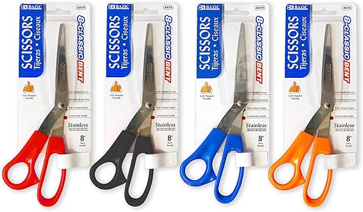 LEFT HANDED BENT STAINLESS STEEL SCISSORS