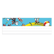 CAT IN THE HAT NAME PLATES