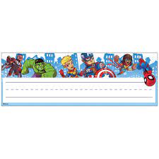 MARVEL NAME PLATE