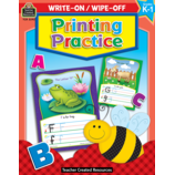 Printing Practice Write-On Wipe-Off Book