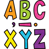 Brights 4Ever 7 Fun Font Letters