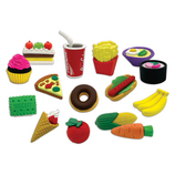 Assorted Food Erasers