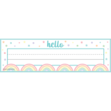 Pastel Pop Flat Name Plates