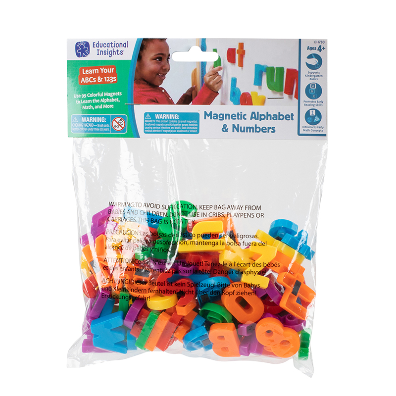 MAGNETIC ALPHABET & NUMBERS