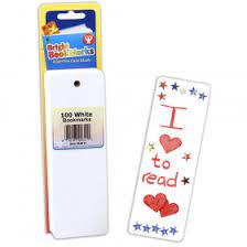 BLANK BOOKMARK ULTRA WHITE 100PK