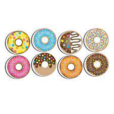 MINI WHITEBOARD ERASERS DONUTFETTI/UNIDAD