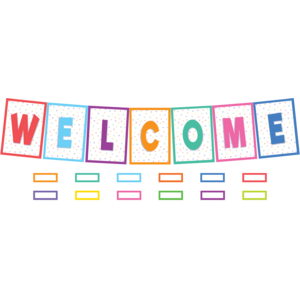 Colorful Welcome Bulletin Board