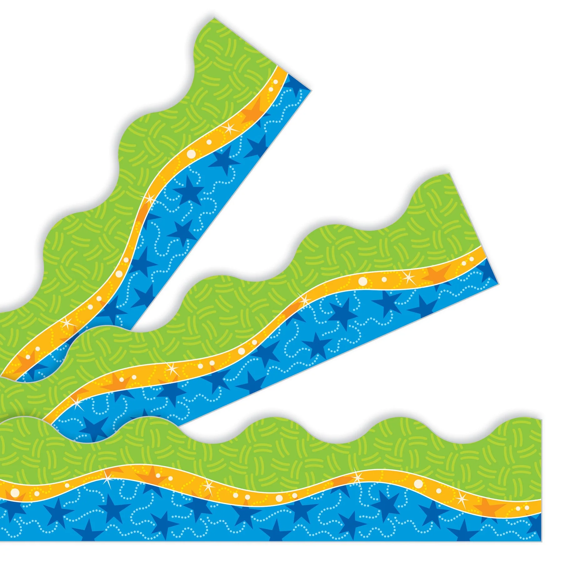 Blue Pattern Terrific Trimmers