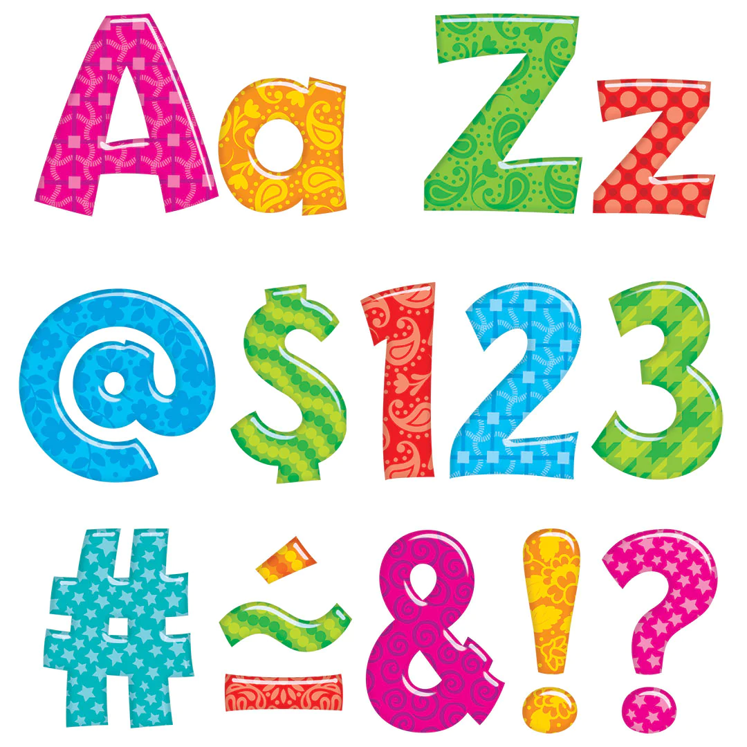 4-Inch Playful Uppercase Ready Letters
