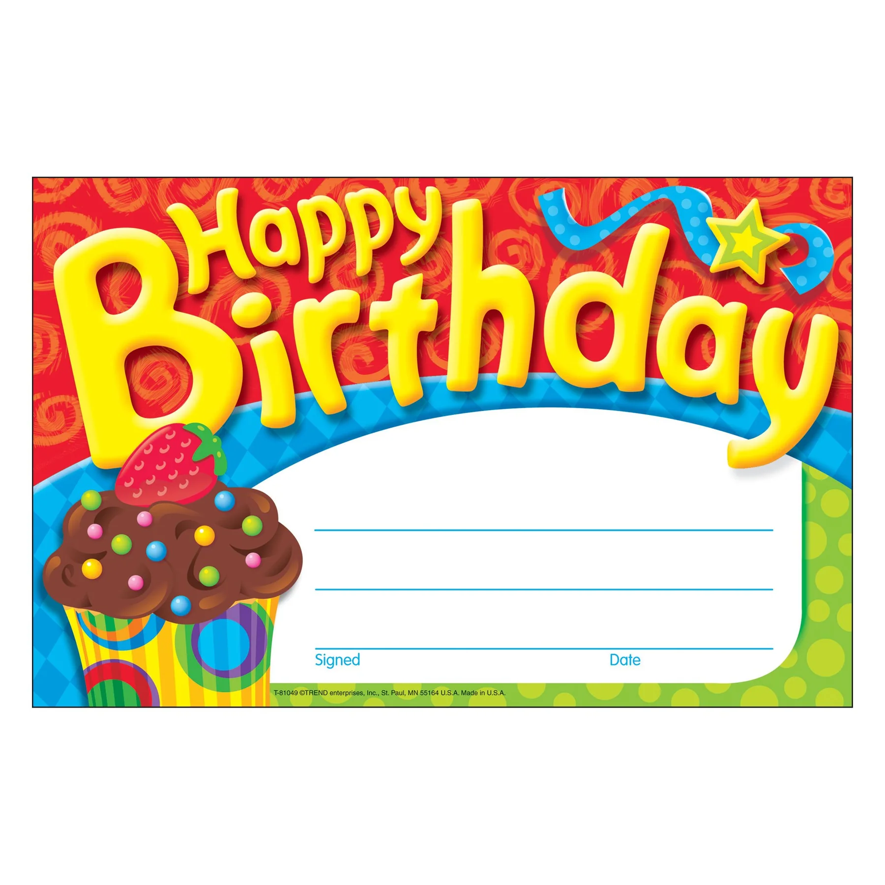 Happy Birthday The Bake Shop Recognition Awards