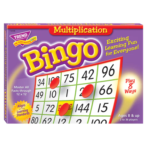 Multiplication Bingo Game