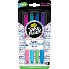 4CT COLOR CHANGING HIGHLIGHTER PENS CRAYOLA