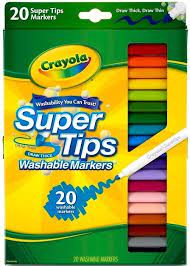 SUPER TIPS WHASHABLE MARKERS