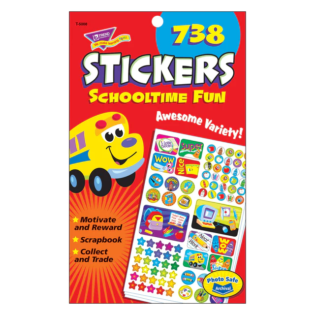 Schooltime Fun Sticker Pad