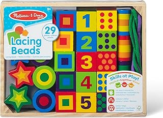 LACING BEADS IN A BOX