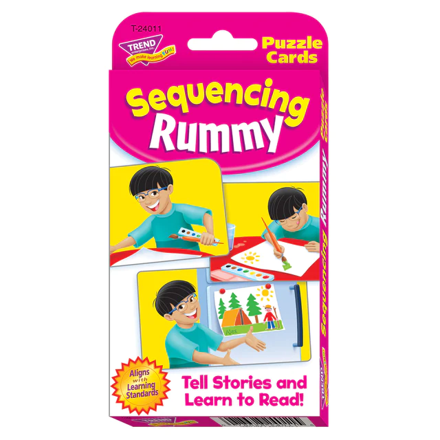 Sequencing Rummy Challenge Cards
