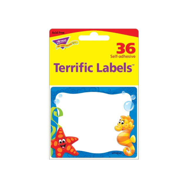 Sea Buddies Terrific Labels