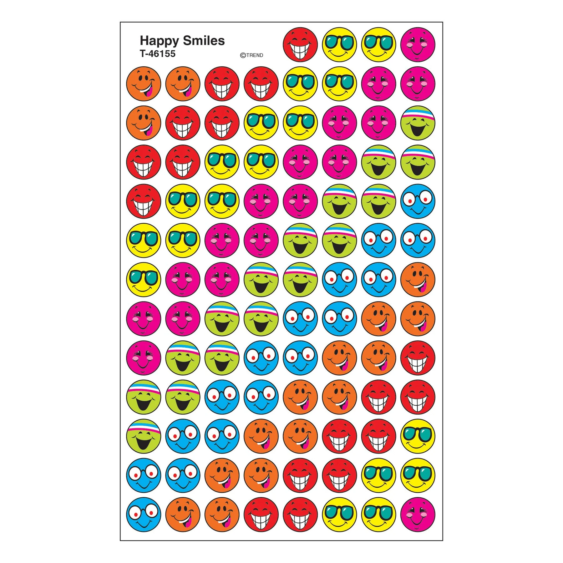 Happy Smiles superSpots Stickers