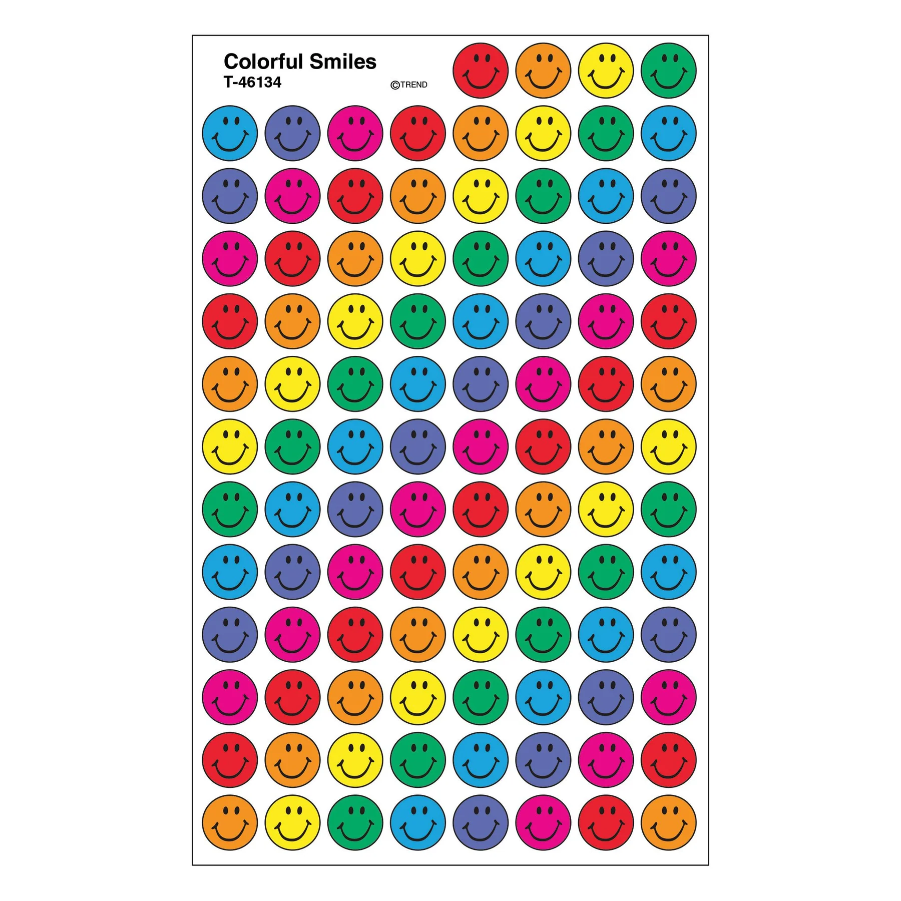 Colorful Smiles Stickers