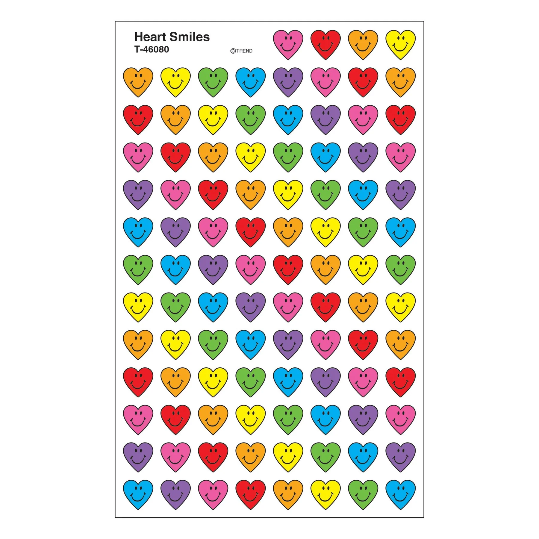 Heart Smiles superShapes Stickers