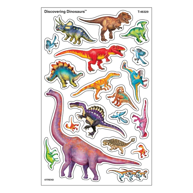 Discovering Dinosaur superShapes Stickers