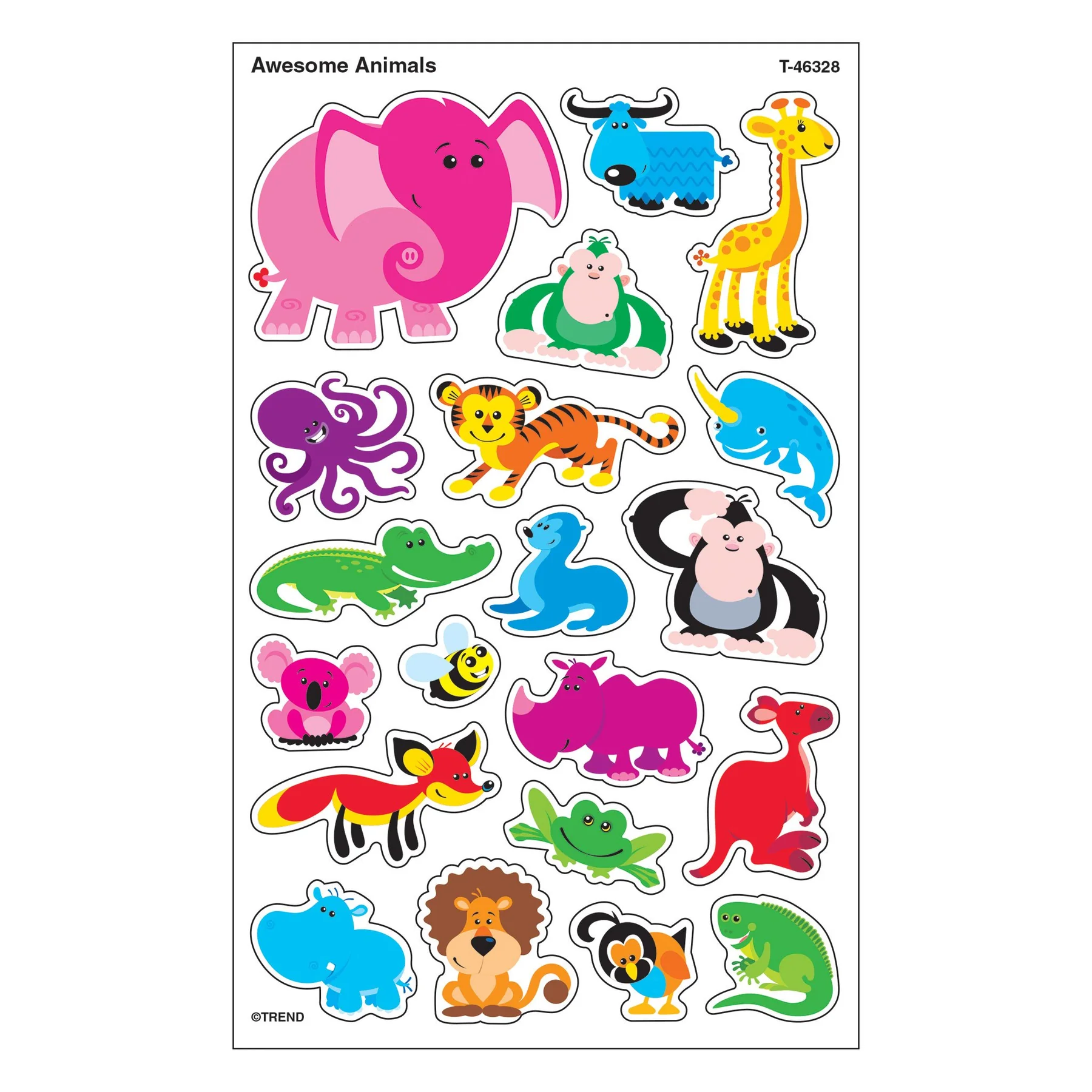 Awesome Animals superShapes Stickers