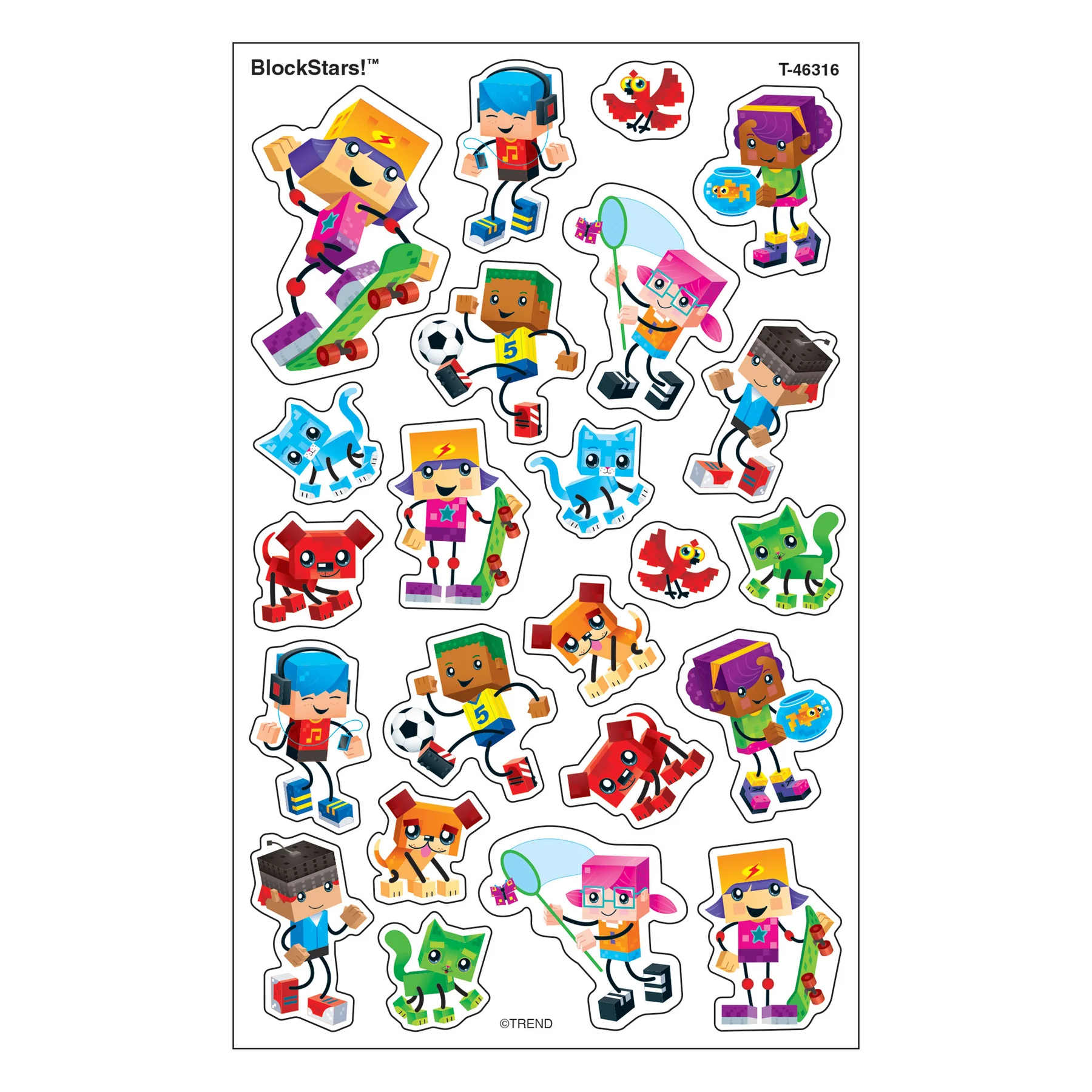 BlockStars! superShapes Stickers