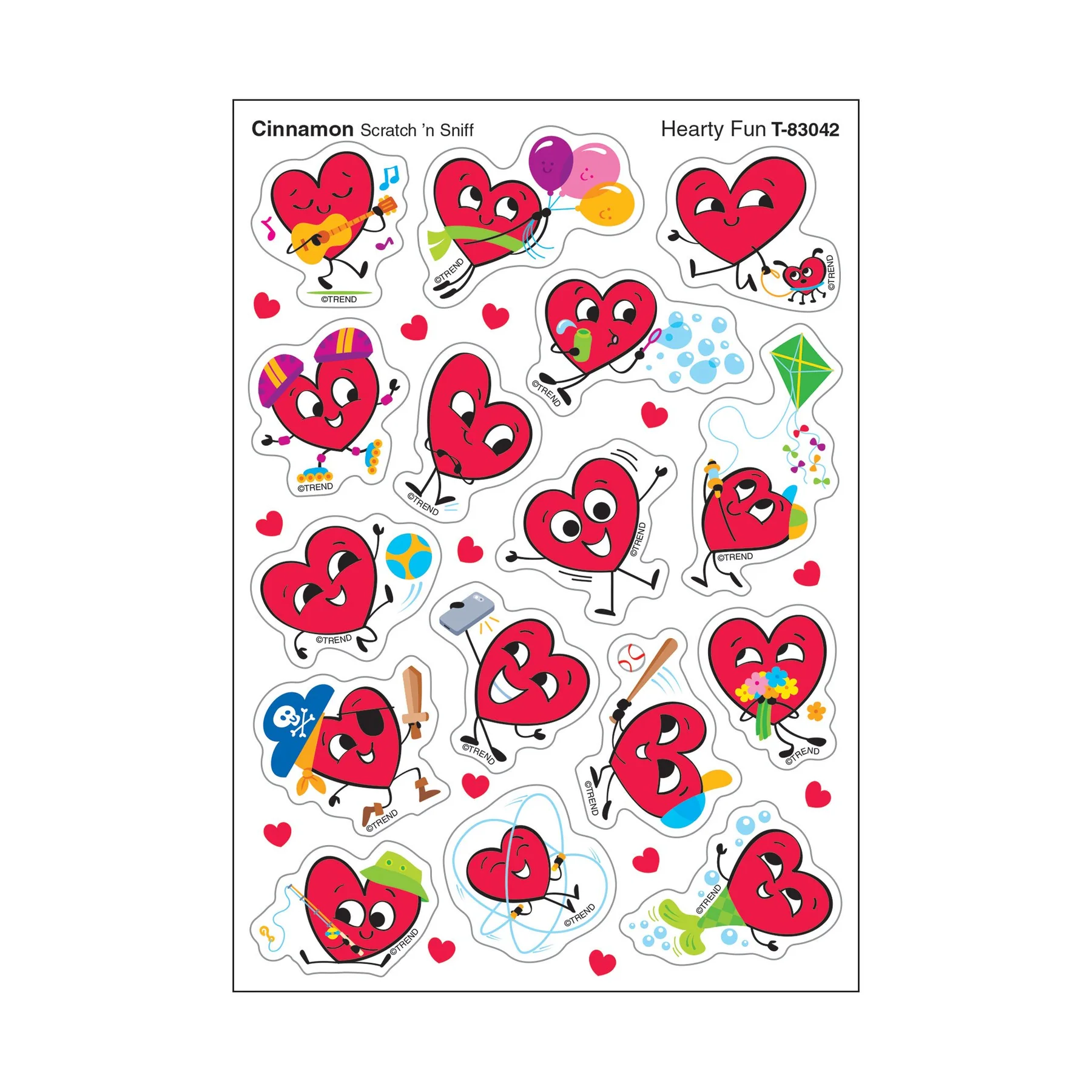 Hearty Fun, Cinnamon scent Scratch ‘n Sniff Stinky Stickers