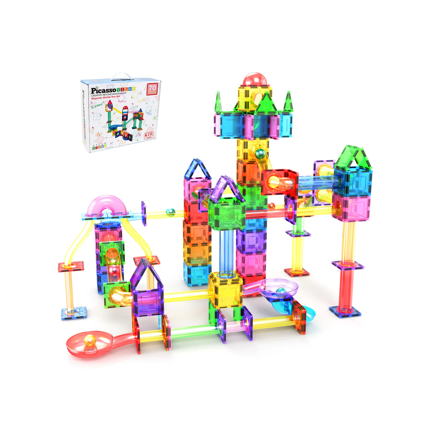 70pc MARBLE RUN