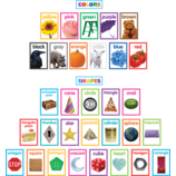 COLORFUL PHOTO SHAPES & COLORS CARDS