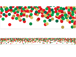 CONFETTI CHRISTMAS BORDERS