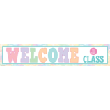 PASTEL POP WELCOME BANNER