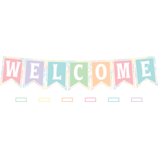 PASTEL POP PENNANTS WELCOME