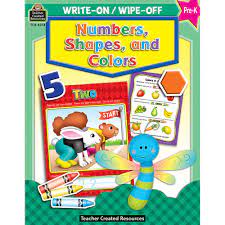 NUMBERS, SHAPES AND COLORS WORKBOOKS