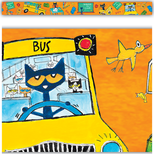 PETE THE CAT SCHOOL IS COOL BORDERS