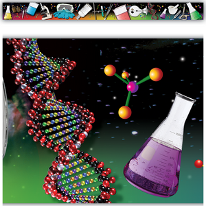 SCIENCE TOOLS STRAIGHT BORDER