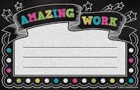 CHALKBOARD AMAZING WORK AWARDS