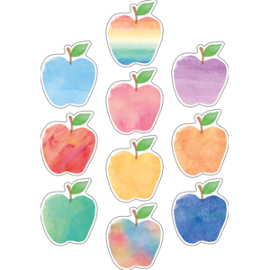 WATERCOLOR APPLES ACCENTS