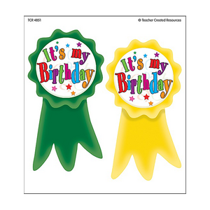 Birthday Ribbons Wear ‘Em Badges