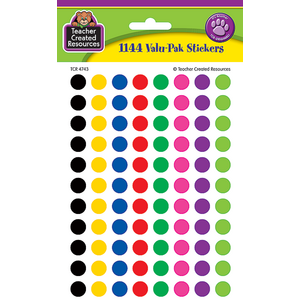 MINI COLORFUL CIRCLES STICKERS
