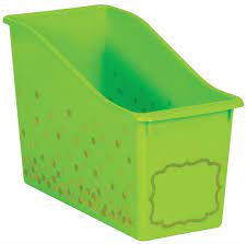 LIME CONFETTI PLASTIC BOOK