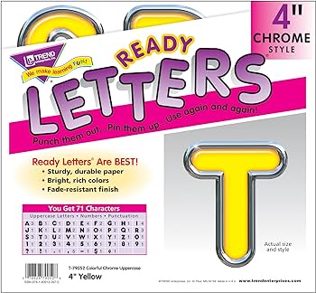 YELLOW? LETTERS